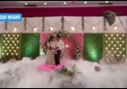 Love ❤ Balloon Blast Bride Groom Entry on Wedding Reception Stage Decoration Chennai | Andhra