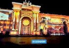 3D Mapping projection Building projection Event Rent 8122540589 India Rent projector 3D content