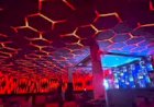 Honeycomb Hexagonal ceiling Led Light Decor 8122540589 Hotel Restobar pub Club India