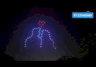 LED Light Drone Show Grand Wedding Event 8122540589 Hyderabad Bangalore Chennai Goa #Drone #Show