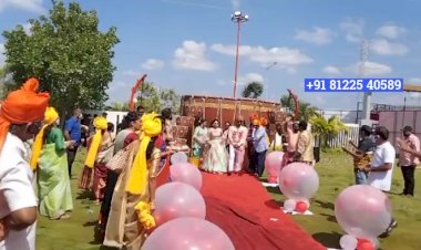 Bride Groom Entry Balloon Blast Wedding +91 81225 40589 Andhra | Nellore | Anantapur | Vijayawada