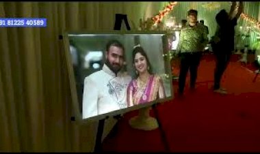 LED Photo Frame Standee Entry Arch Wedding Decoration +91 81225 40589 India