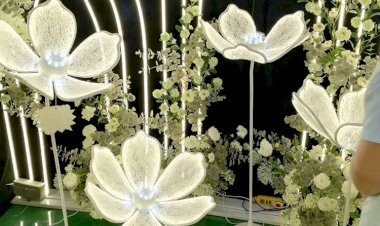 Flower LED Light Stand Decoration +91 81225 40589