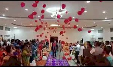 3D LED Glass Floor | Balloon blast Entry 81225 40589 | Coimbatore | Andhra | Pondicherry | Reception