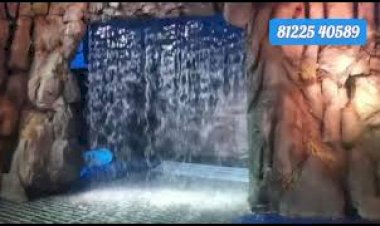 Waterfalls Fountain 8122540589 Corporate Event, Wedding Reception Stage Backdrop Decoration India