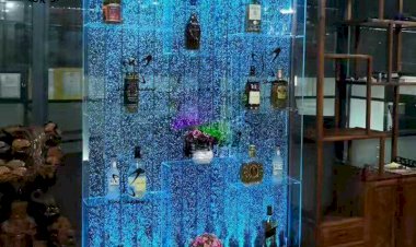Water Bubble Wall bar display 8122540589 wine bottle display product display advertising India