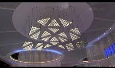 Hexagonal Wave kinetic Hanging Wedding Marriage Decor 8122540589 new concept Corporate event Mumbai Delhi goa India