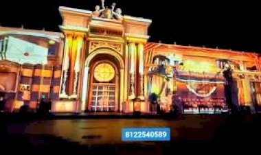 3D Mapping projection Building projection Event Rent 8122540589 India Rent projector 3D content