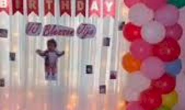 Simple 1st Birthday Decoration 8122540589 surprise Decor pondicherry Cuddalore Villupuram Chennai