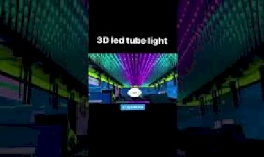 3D LED Tube ceiling light Decor 8122540589 Mumbai Hyderabad Goa Delhi Bangalore India Pub club Bar