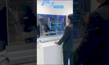 Transparent LED Display Touch Interactive screen 8122540589 Tech Event Expo Exhibition stall India