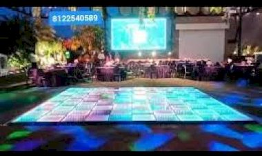 3D LED Glass Mirror Dance Floor Event Rent 8122540589 Chennai Bangalore Andhra Tamil Nadu India