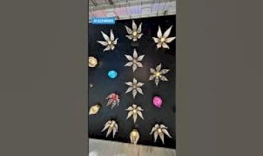 Kinetic Flower ceiling wall Decor New concept Design 8122540589 India Mechanism Flower open close