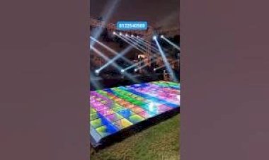 DJ LED Dance Floor Grand Sangeet Event Decoration Chennai Bangalore Andhra Hyderabad Goa