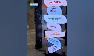 Rotate LED Standee New corporate Event welcome 8122540589 Hyderabad Bangalore Mumbai Chennai India