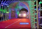 Remo #LED #Arch Tunnel Entry Gate Wedding #Decoration +91 81225 40589 India