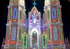 Christmas church Building LED Light Decoration +91 81225 40589