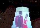 3D Cake Mapping projection wedding Birthday Event surprise 8122540589 Andhra Chennai Bangalore Goa