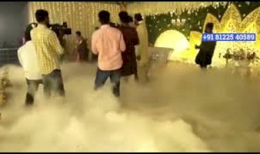 #Low Fog Bride Groom Entry Wedding Stage +91 81225 40589 Chennai | Andhra | Pondicherry Decoration