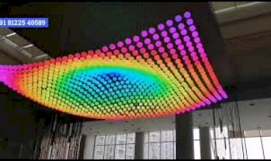 Kinetic LED Ball | Kinetic Light Ceiling Hanging Decoration +91 81225 40589 India