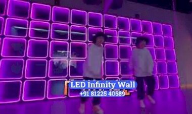 3D Illusion Infinity LED Wall Decoration +91 81225 40589 India