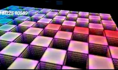 3D Dance Floor 81225 40589 | Stage Floor | LED Floor | Illusion | Mirror Glass Floor| New Concept