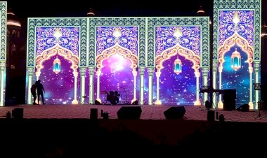 Fog screen | LED Stage Sangeet Event in kaldan Samudhra Palace Mahabalipuram Chennai | sound lights