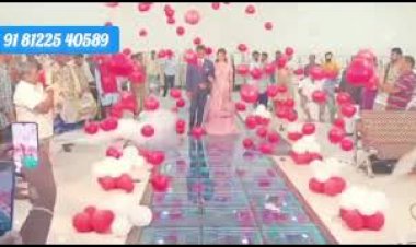 Balloon Blast Entry +91 81225 40589 Rental | Wedding Reception Marriage Decoration India