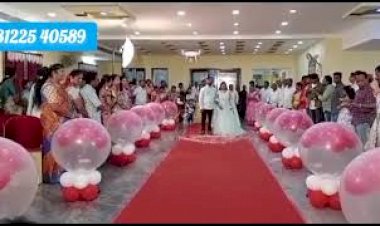 Balloon blast entry in Wedding Reception Event 81225 40589 | Nellore | Andhra | Chennai| Pondicherry