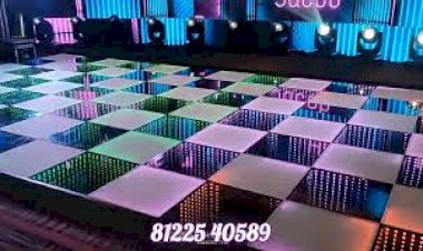 3D LED floor stage Decoration 81225 40589 Dance floor New concept Rent Chennai | Andhra Goa