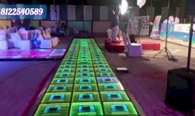 3D LED Glass Floor Pathway 8122540589 infinity floor interactive floor rent India