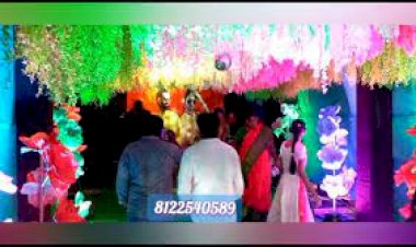 Fog smoke screen Entry 8122540589 Vijayawada Narasaraopeta Andhra Wedding Marriage Reception Decor