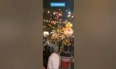 Balloon Blast Entry Balloon falling Balloon shower Entry Chennai Andhra India
