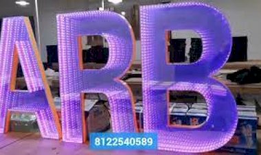 infinity illusion LED Letters event Rent 8122540589 Chennai Bangalore Hyderabad Mumbai Delhi India