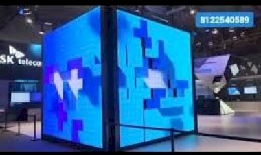 Ai 3D Kinetic LED wall Cube LED wall Event Rent 8122540589 India