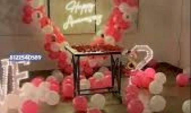 Anniversary surprise Decoration 8122540589 pondicherry Cuddalore Villupuram Neyveli Ecr Chennai