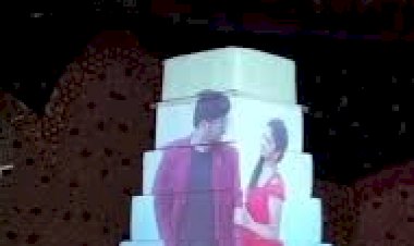 3D Cake Mapping projection wedding Birthday Event surprise 8122540589 Andhra Chennai Bangalore Goa