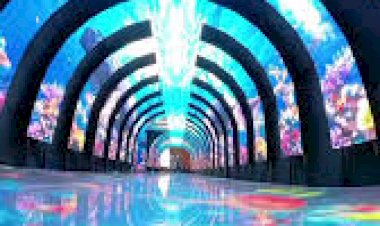 LED Interactive Floor LED Tunnel Entry Corporate Event Rent 8122540589 India