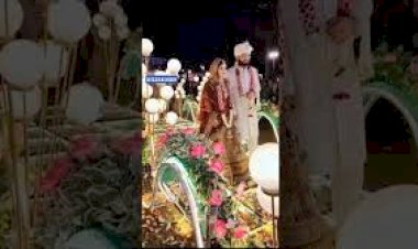 Bride Groom Entry Concept Grand Wedding Decoration 8122540589 India