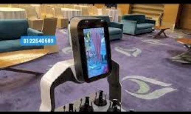 Robo Wedding event Rent food service 8122540589 India Interactive Robot service India