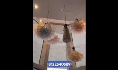 Kinetic Flower Dynamic Flower Mechanical Flower open close Blossom Decor 8122540589 India Hanging