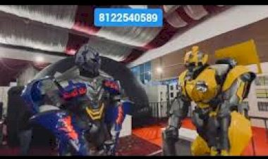 Bumblebee Transformer Human Robot Event Rent 8122540589 Bangalore Chennai Coimbatore Hyderabad India