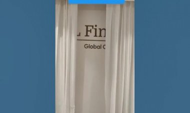 Remote Curtain screen open New Name Board inauguration Showroom Store office building product launch