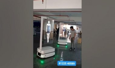 Robot Transparent OLED Touch Display Advertising Ai Event 8122540589 Mumbai Hyderabad Gurugram Delhi india